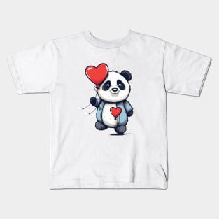 Panda Love Kids T-Shirt